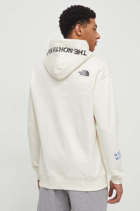 Ρούχα Βαμβακερή μπλούζα The North Face NF0A87F3QLI1 μπεζ