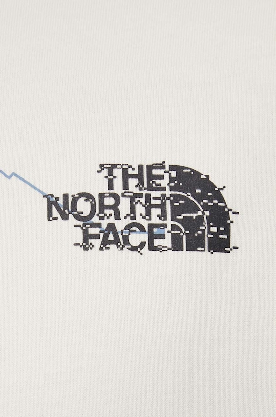 The North Face pamut melegítőfelső NF0A87F4QLI1 bézs