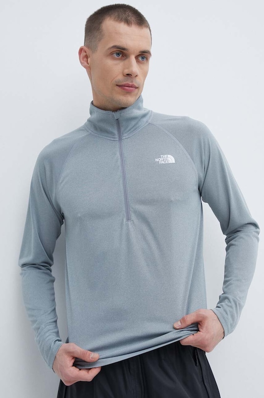 The North Face longsleeve sport Flex II fixat gri NF0A7ZBCJNF1