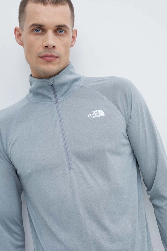 The North Face longsleeve sportowy Flex II szary NF0A7ZBCJNF1