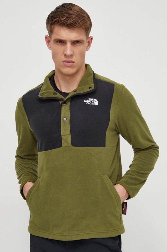 The North Face bluza sportowa Homesafe bez kaptura zielony NF0A8562RMO1