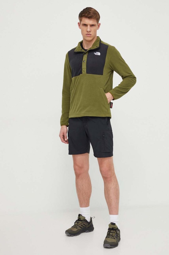 The North Face bluza sportowa Homesafe NF0A8562RMO1 zielony SS24