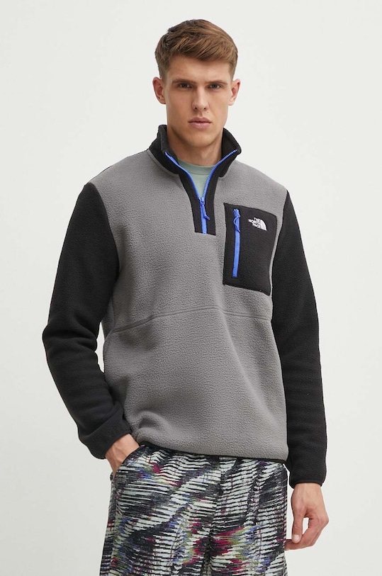 The North Face bluza sportowa Yumiori bez kaptura szary NF0A883SRPI1