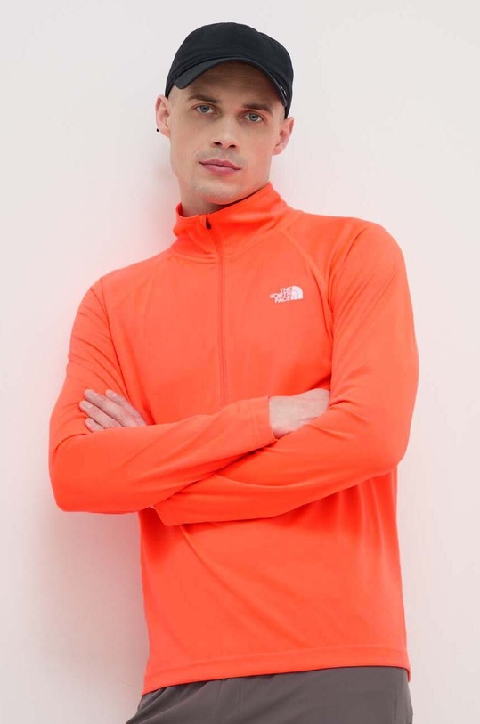 The North Face bluza sportowa Flex II pozostałe pomarańczowy NF0A7ZBCQI41