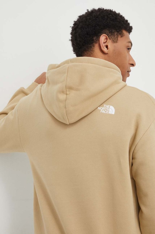 The North Face bluza bawełniana zielony NF0A87EJLK51