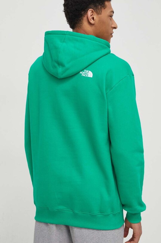 Odzież The North Face bluza bawełniana NF0A87EJPO81 zielony