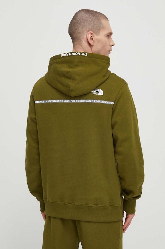 Odzież The North Face bluza bawełniana NF0A87DBPIB1 zielony