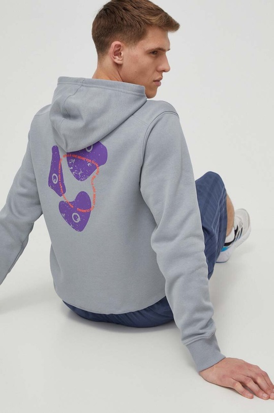 The North Face bluza z kapturem szary NF0A880TH5F1