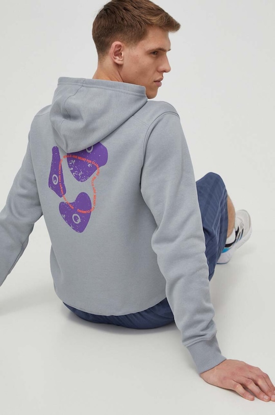 The North Face bluza z kapturem szary NF0A880TH5F1