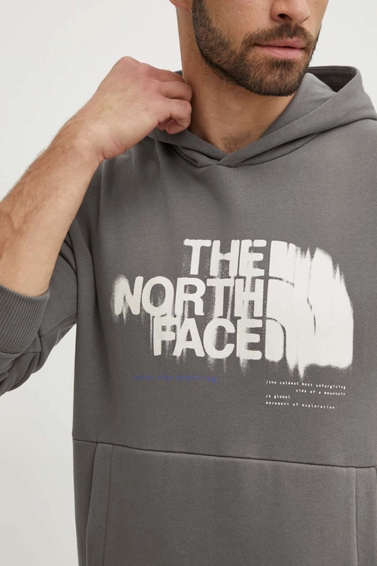 The North Face hanorac de bumbac NF0A87ET0UZ1 gri