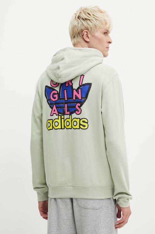 Хлопковая кофта adidas Originals Trefoil Hood 1 зелёный IM9681