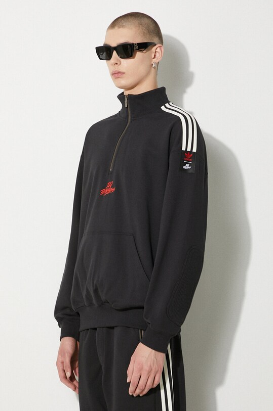 adidas Originals bluza 100T Half-Zip altele negru IW4594