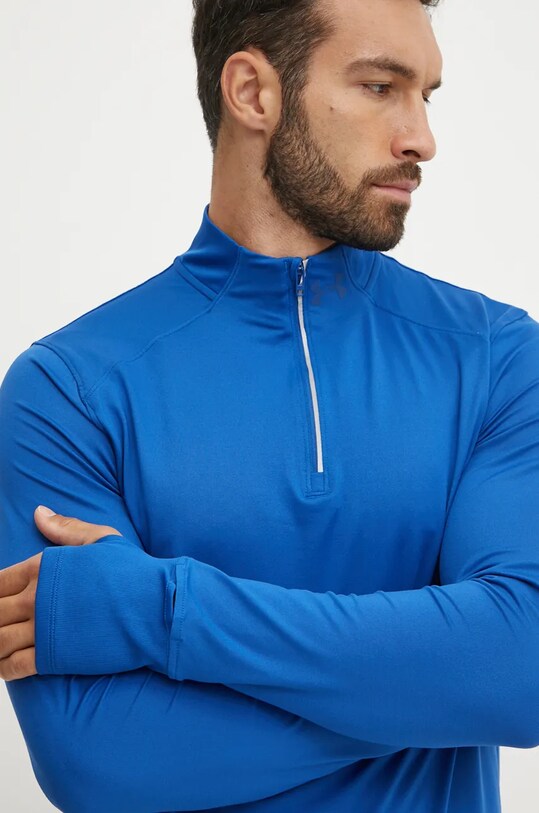 Under Armour bluza do biegania Qualifier z elastanem niebieski 1379288