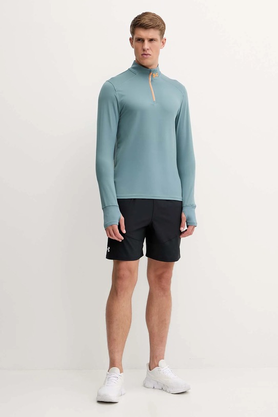 Under Armour bluza do biegania Qualifier 1379288 zielony AW25