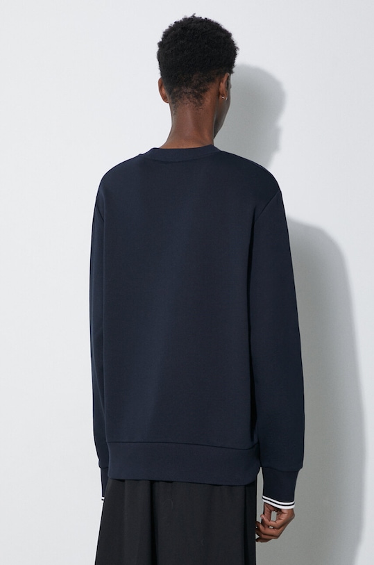 Одяг Бавовняна кофта Fred Perry Crew Neck Sweatshirt M7535.248 темно-синій