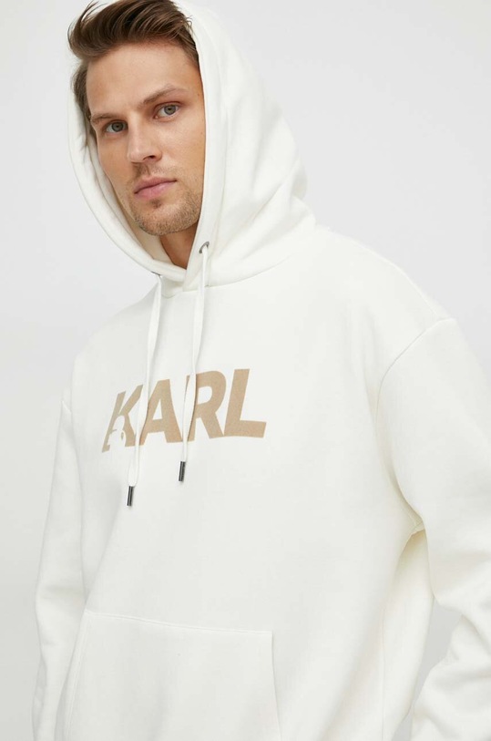 Karl Lagerfeld bluza beżowy 241M2100