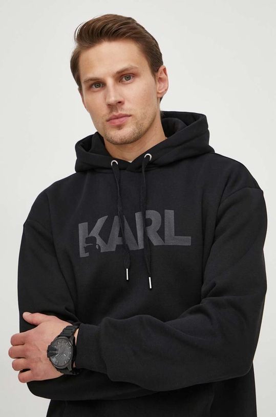 Karl Lagerfeld bluza czarny 241M2100