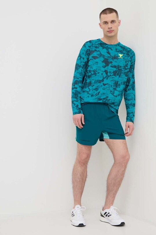 Under Armour longsleeve de antrenament Project Rock 1383218 albastru SS24