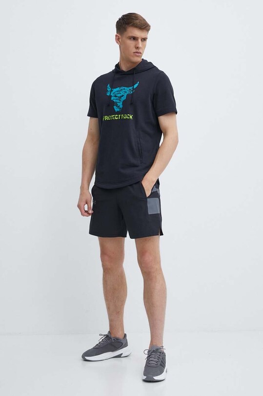 Tréninková mikina Under Armour Project Rock 1383227 černá SS24