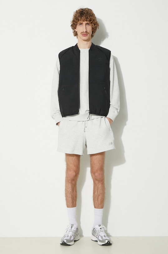 New Balance bluza bawełniana MT41506AHH MT41506AHH szary SS24