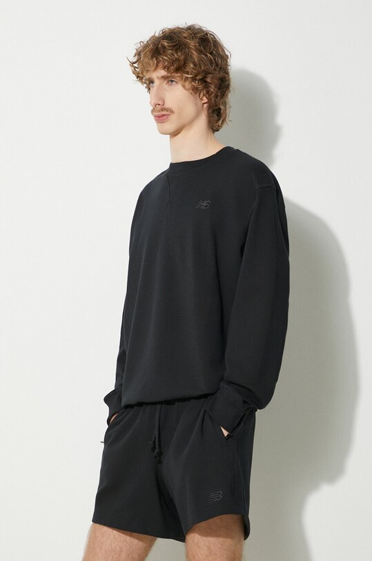 New Balance cotton sweatshirt black MT41506BK