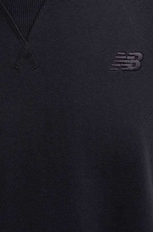 New Balance bluza bawełniana MT41506BK MT41506BK czarny