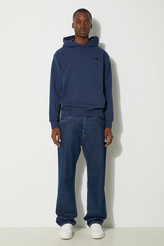 New Balance cotton sweatshirt MT41534NNY navy SS24