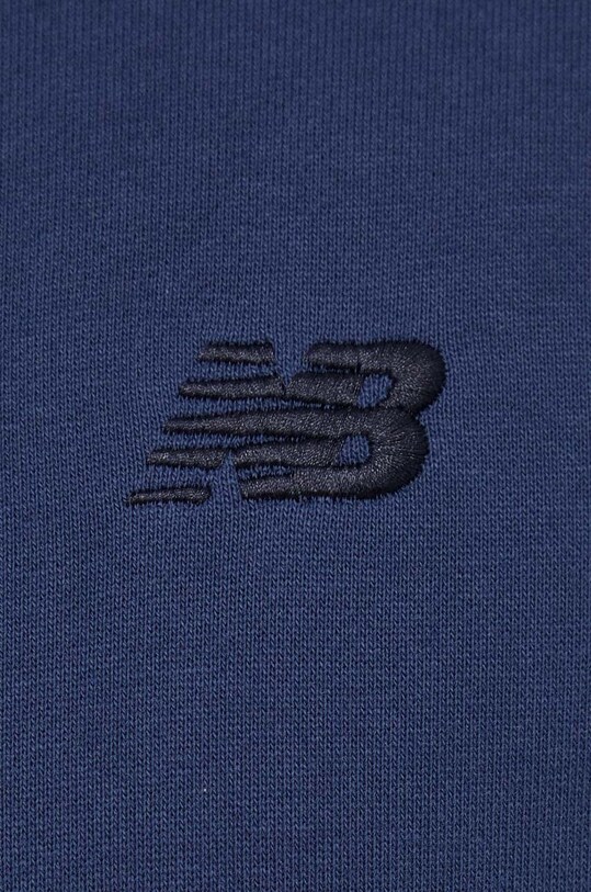 New Balance hanorac de bumbac MT41534NNY bleumarin
