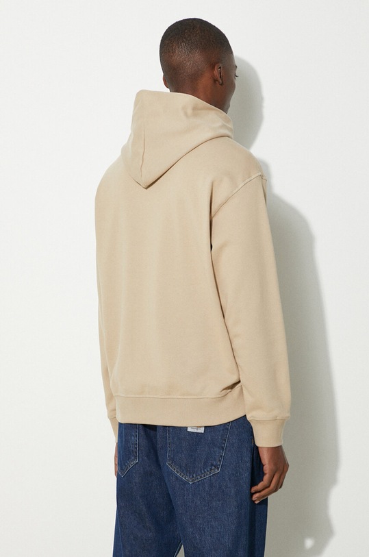 Îmbrăcăminte New Balance hanorac de bumbac MT41534SOT bej