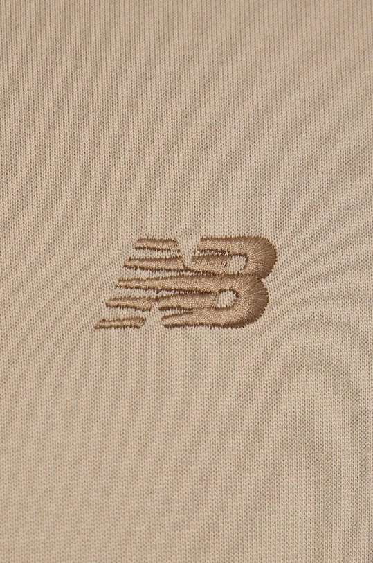 Памучен суичър New Balance MT41534SOT MT41534SOT бежов