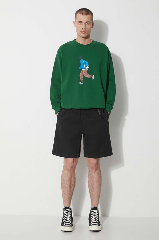 New Balance hanorac de bumbac MT41538NWG verde SS24