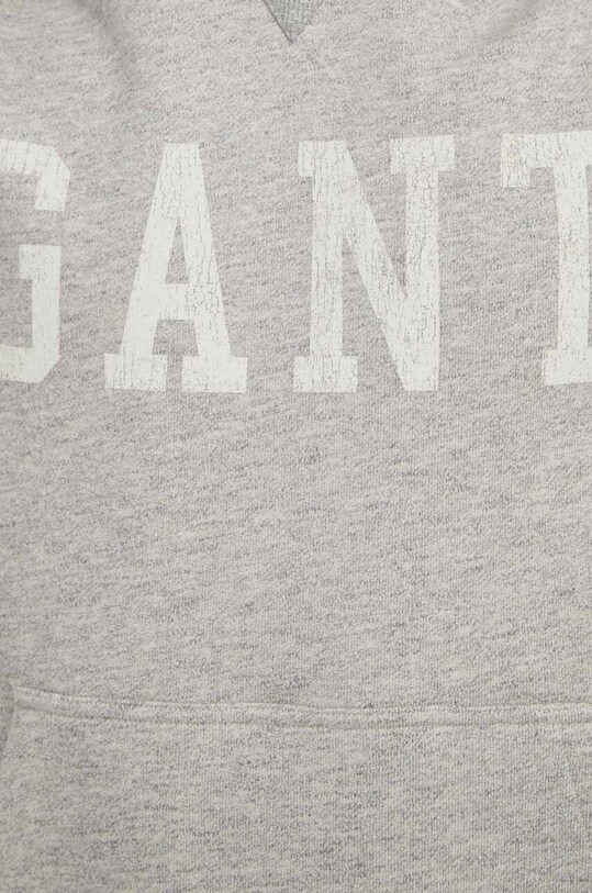 Хлопковая кофта Gant 2054026 серый