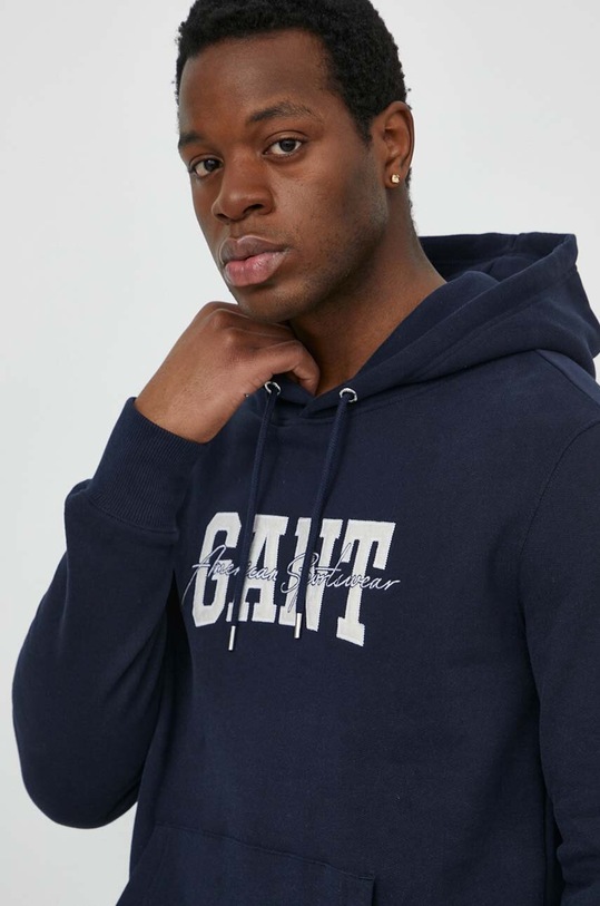 Хлопковая кофта Gant тёмно-синий 2006076