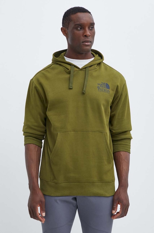 Îmbrăcăminte The North Face hanorac de bumbac NF0A87DVPIB1 verde