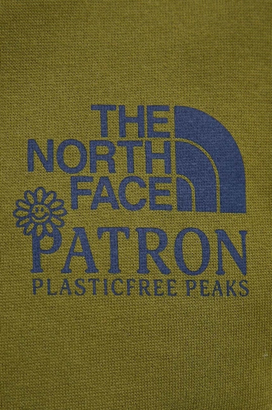 The North Face hanorac de bumbac NF0A87DVPIB1 verde