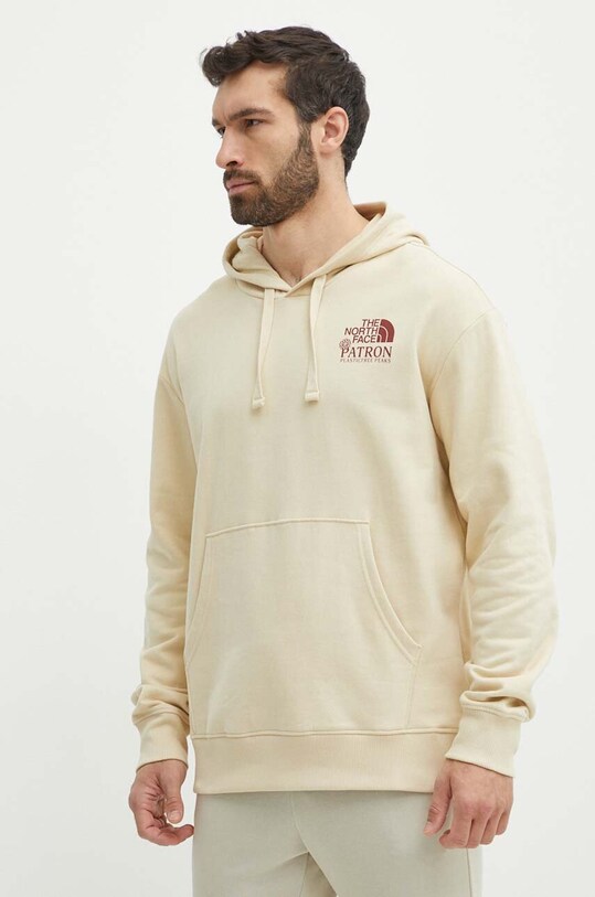 Oblečení Bavlněná mikina The North Face NF0A87DV3X41 béžová