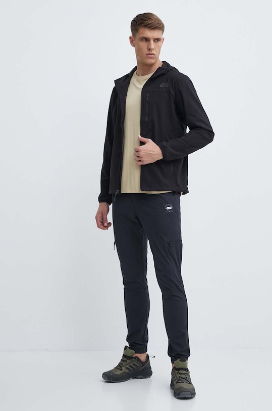 The North Face wiatrówka Nimble NF0A2XLBJK31 czarny SS24