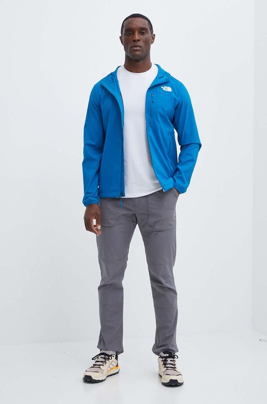 The North Face wiatrówka Nimble NF0A2XLBRBI1 niebieski SS24