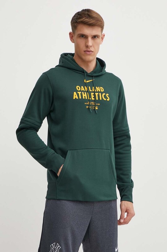 Nike bluza Oakland Athletics zielony NAC3.11E6.FZ.J37