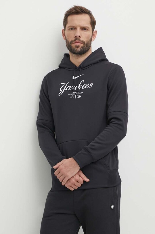 Кофта Nike New York Yankees с капюшоном чёрный NAC3.11L5.NK.J37