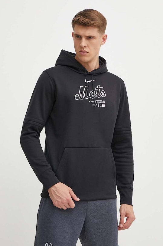 Кофта Nike New York Mets з капюшоном чорний NAC3.912Z.NME.J37