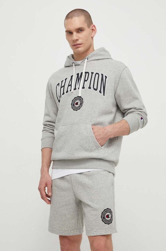 Кофта Champion с капюшоном серый 219830