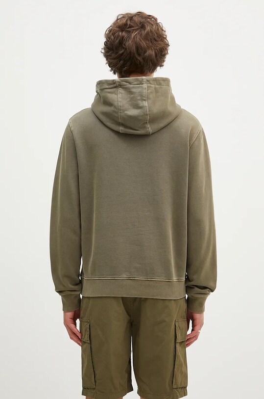 Одежда Хлопковая кофта Woolrich Garment Dyed Logo Hoodie CFWOSW0220MRUT3686 зелёный