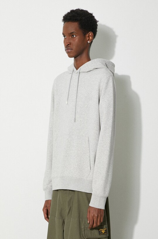 Woolrich bluza Logo Script Hoodie CFWOSW0224MRUT3684 gri