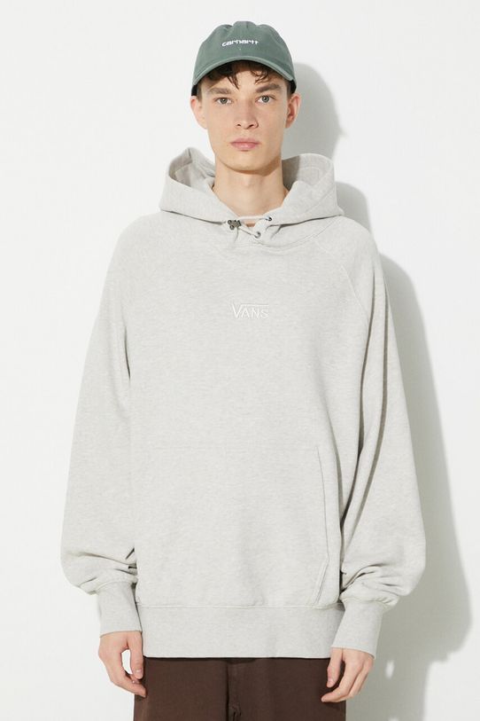 Vans bluza bawełniana Premium Standards Hoodie Fleece LX z kapturem beżowy VN000GZ1RKZ1