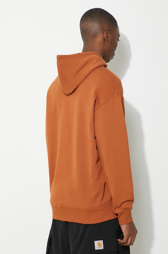 Bavlněná mikina Puma BETTER CLASSICS 624241 hnědá SS24