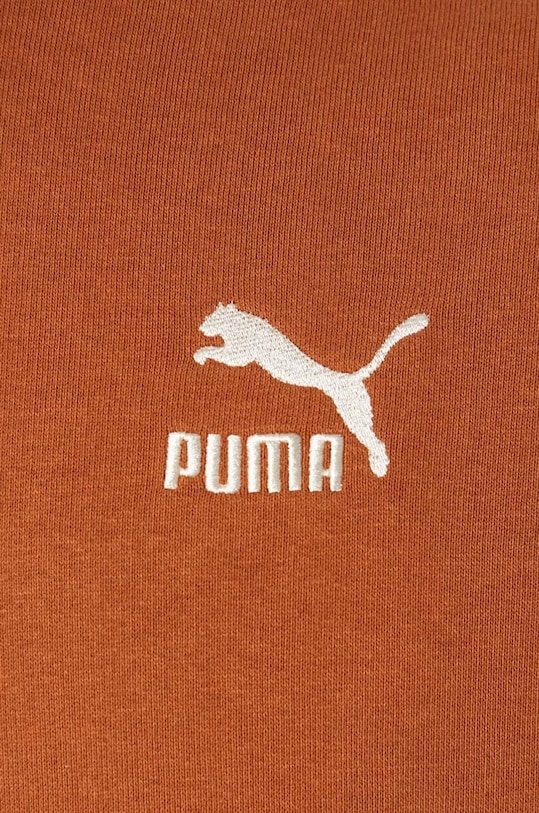Odzież Puma bluza bawełniana BETTER CLASSICS 624241 brązowy