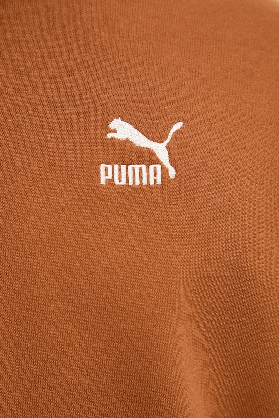 Puma hanorac de bumbac BETTER CLASSICS 624241 maro