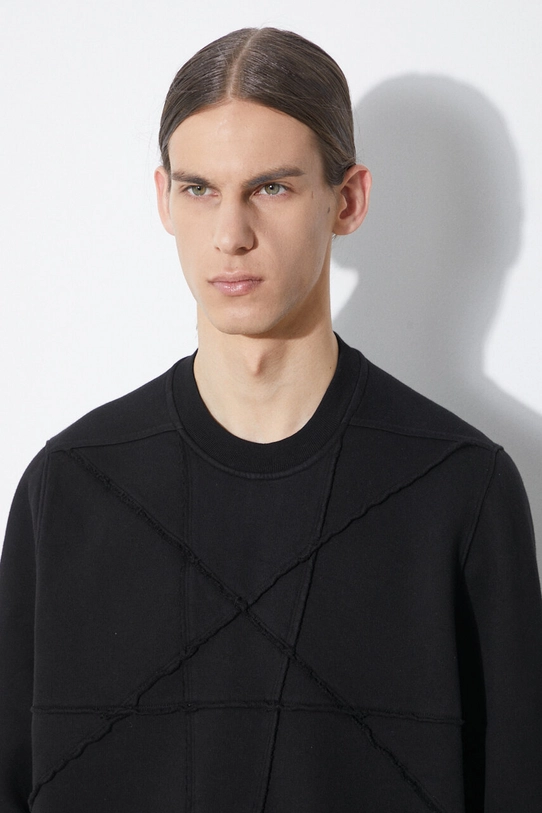 Rick Owens cotton sweatshirt Crewneck Sweat DU01D1279.FET1.09 black