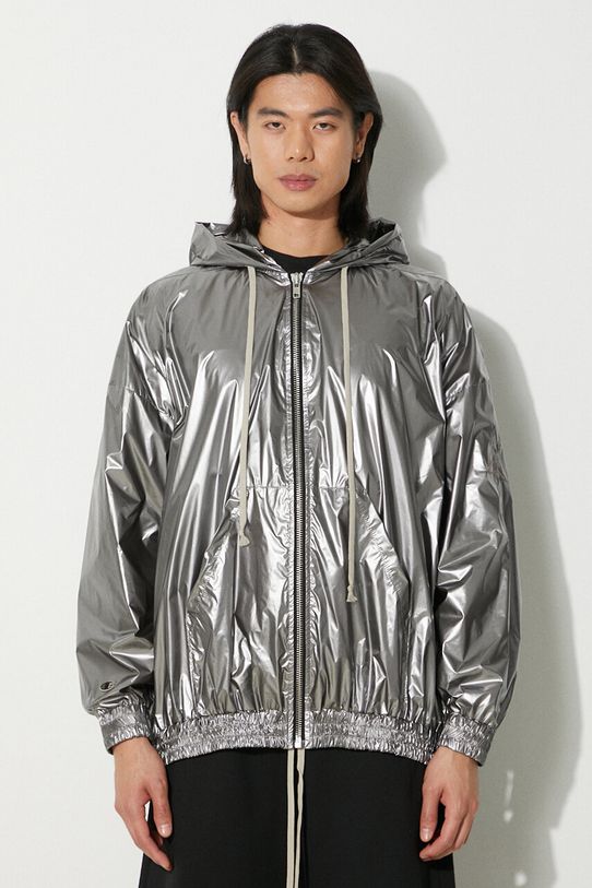 Rick Owens jacket x Champion Jumbo Jason with silver CM01D0464